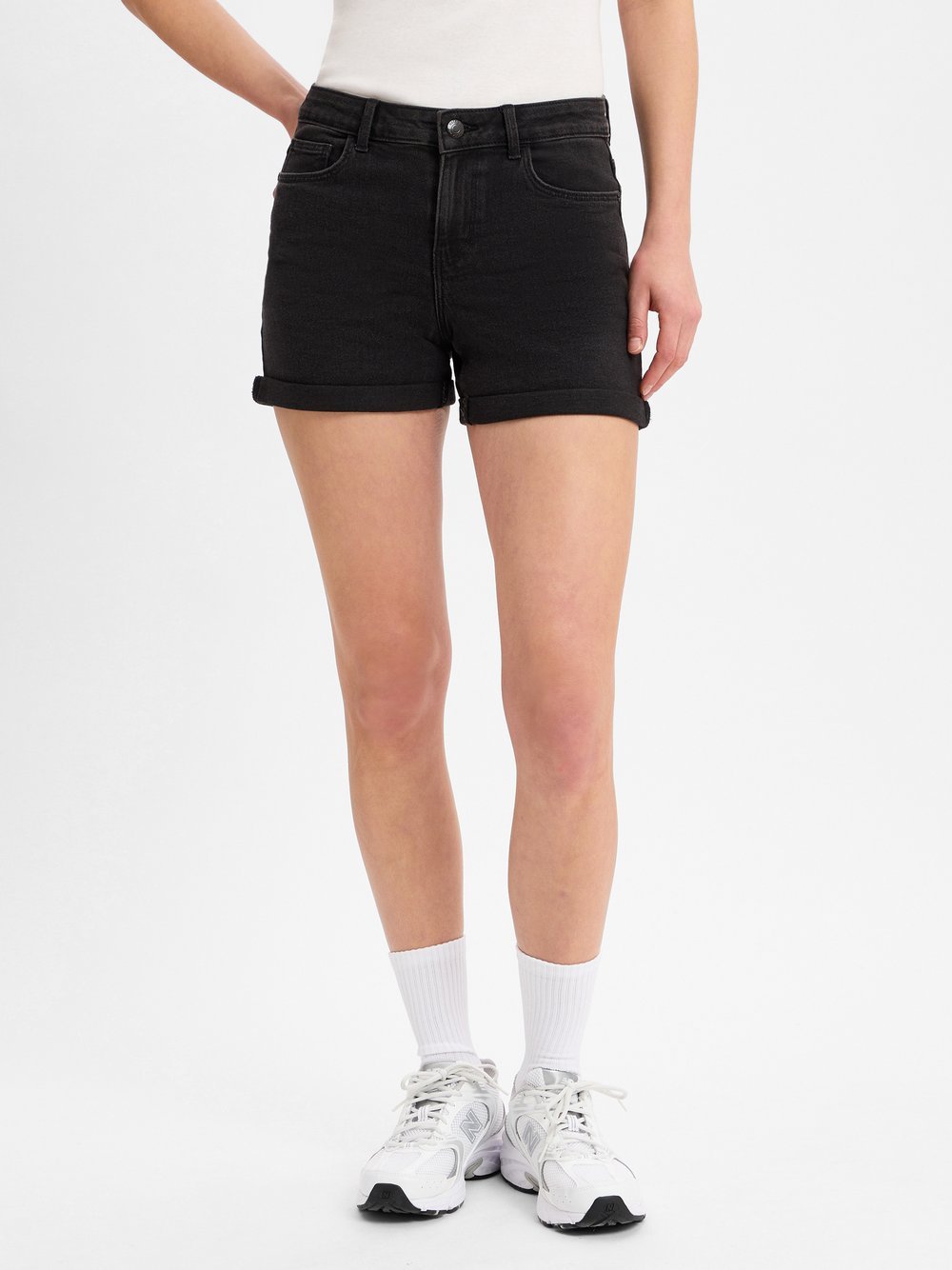 Noisy May Jeasn Shorts Damen Baumwolle