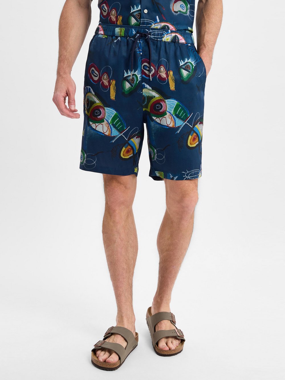 Scotch & Soda Shorts Herren Lyocell gemustert