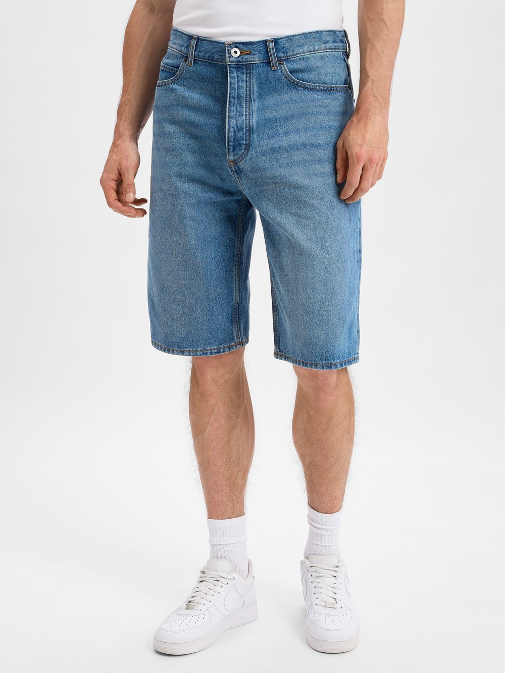 HUGO Jeans-Bermuda Herren Baumwolle