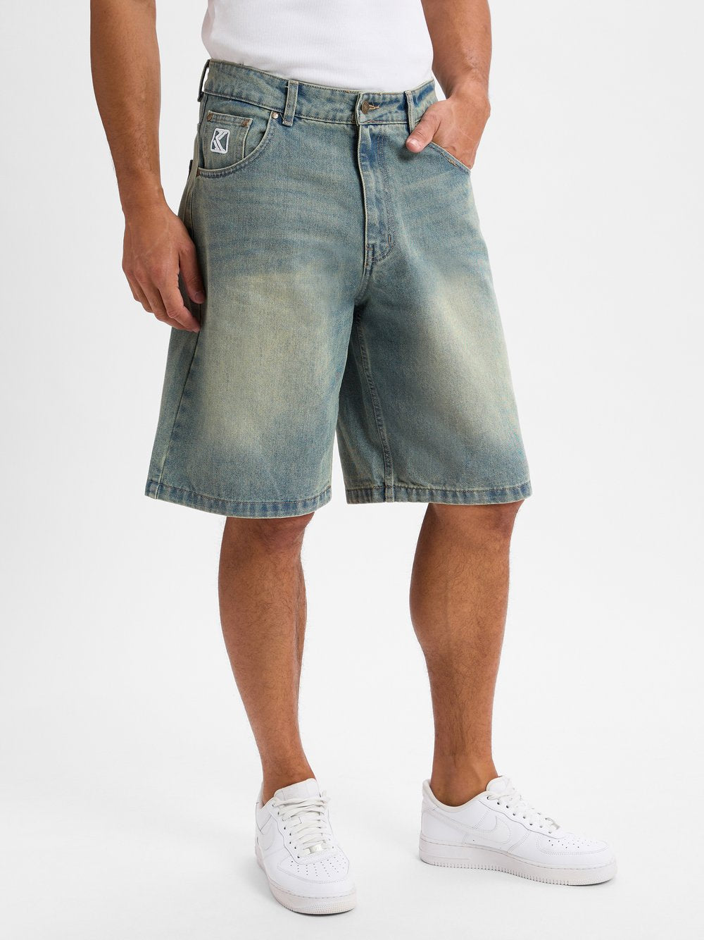 Karl Kani Jeansshorts Herren Baumwolle