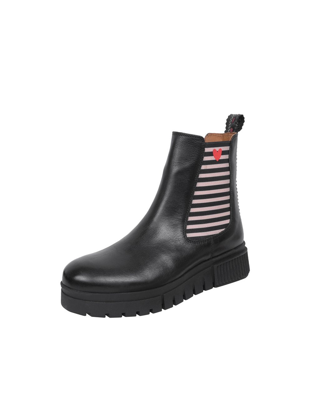Crickit Chelsea-Boots Damen Leder bedruckt