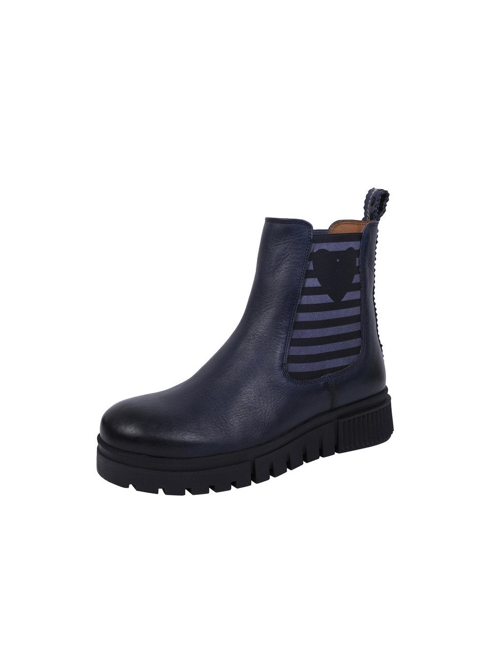 Crickit Chelsea-Boots Damen Leder bedruckt
