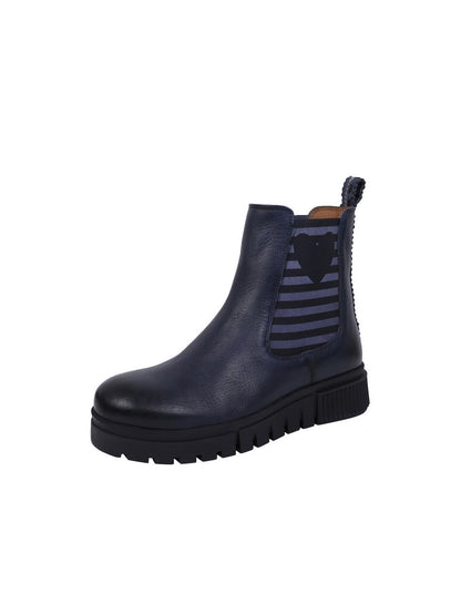 Crickit Chelsea-Boots Damen Leder bedruckt
