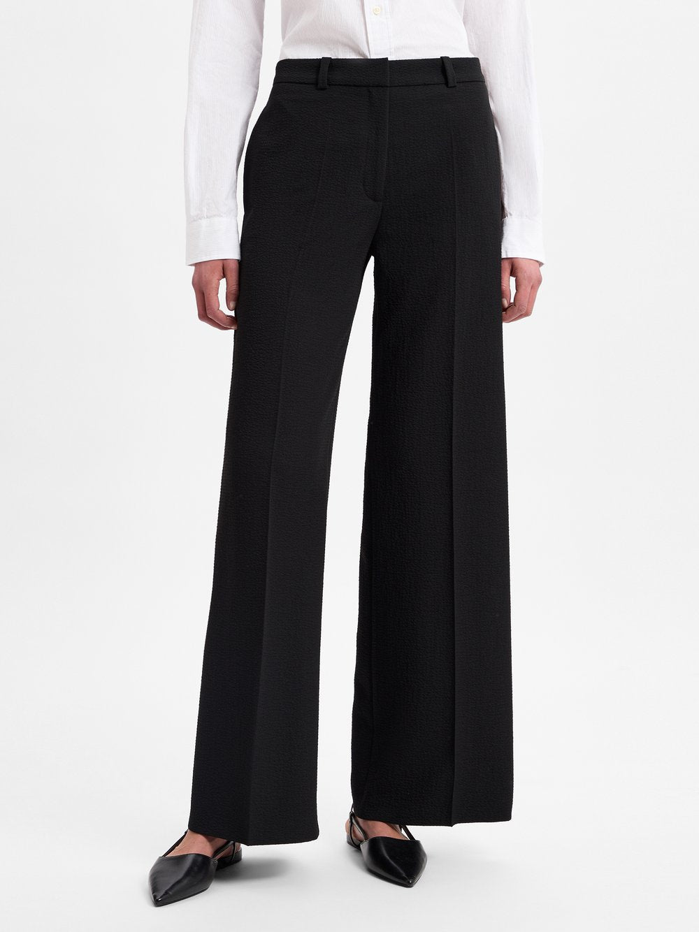 HUGO Stoffhose Damen strukturiert