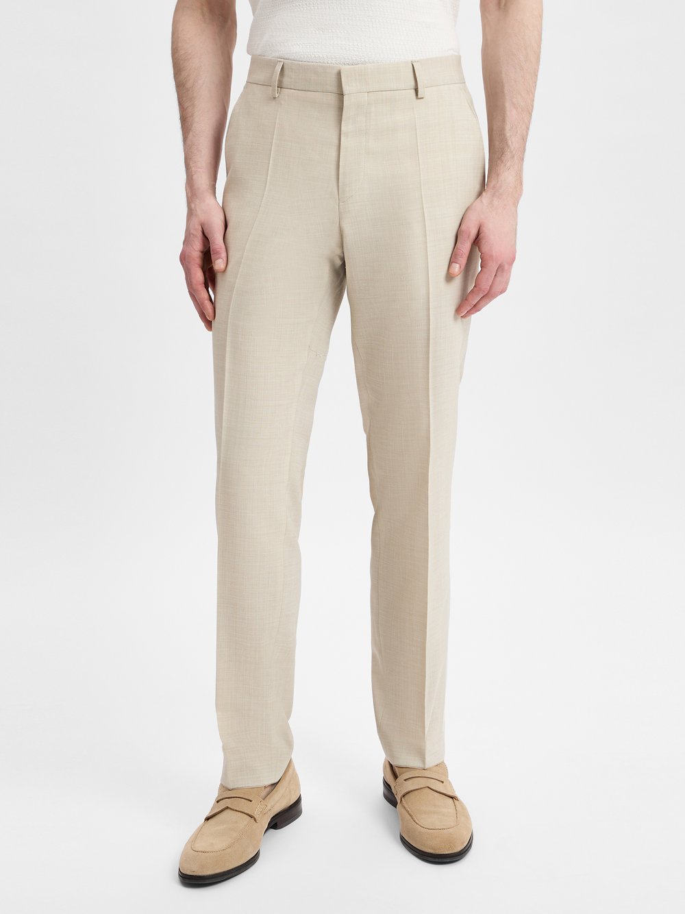 BOSS Baukasten-Hose Herren Leinen