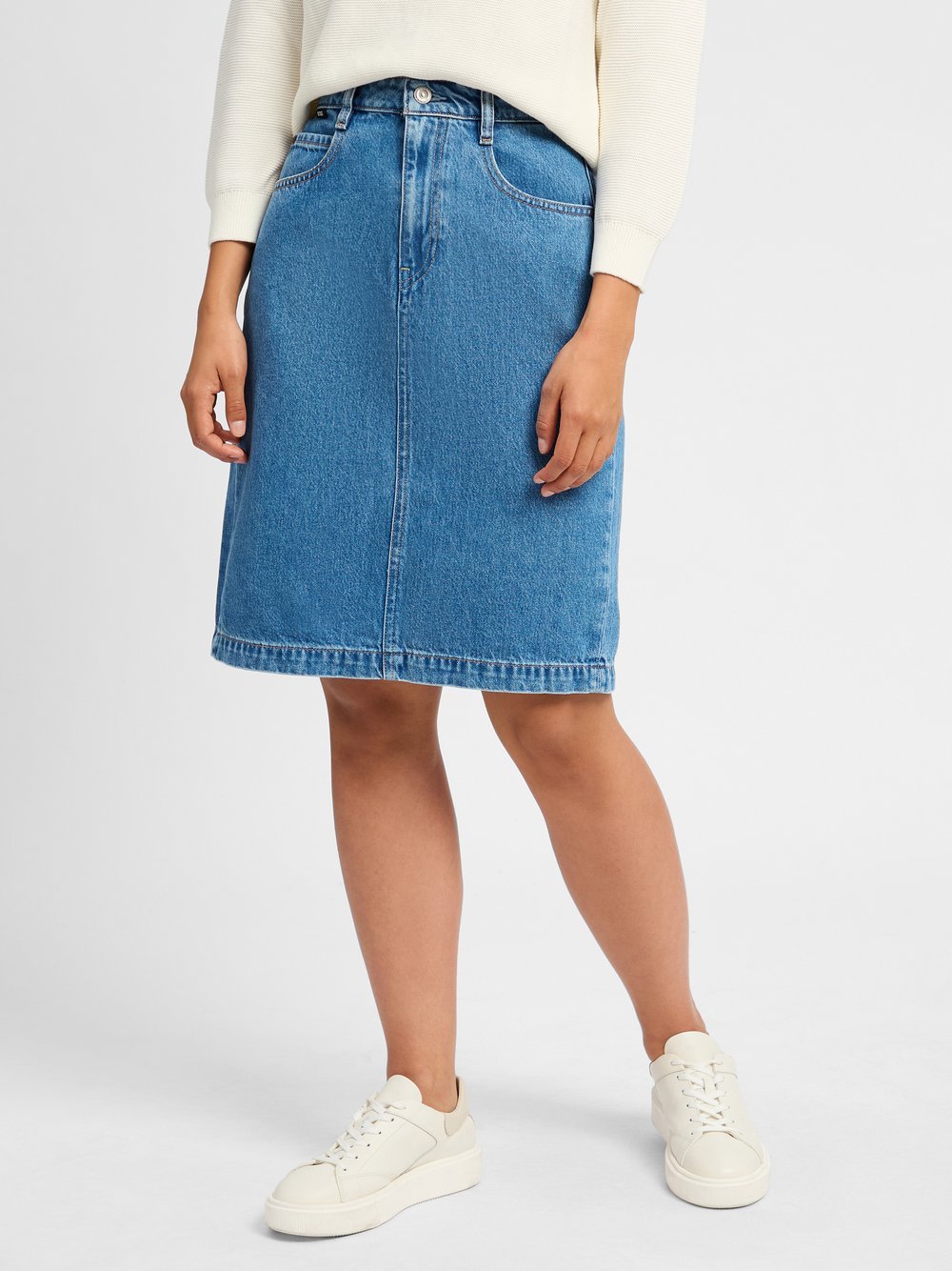 BOSS Jeansrock Damen Baumwolle