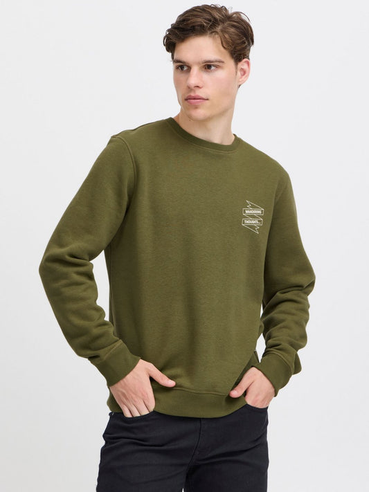BLEND Sweatshirt Herren Baumwolle bedruckt