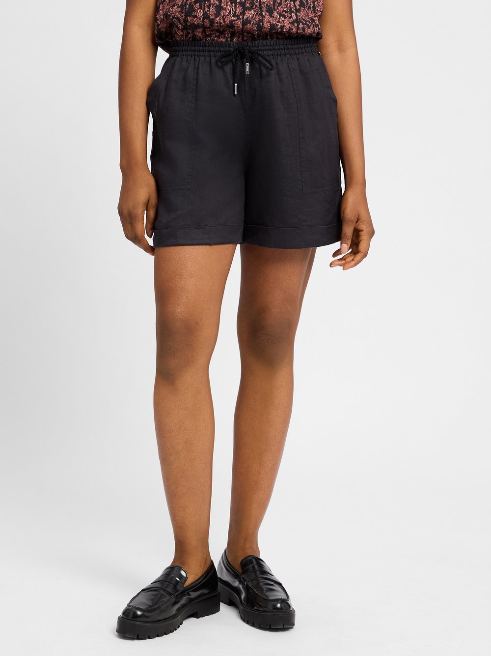 BOSS Shorts Damen Stoff