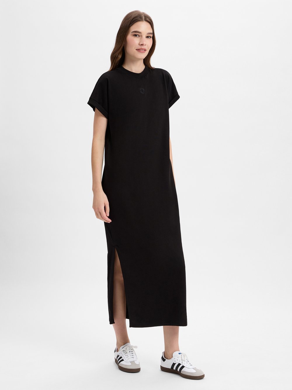 HUGO Sweatkleid Damen Baumwolle