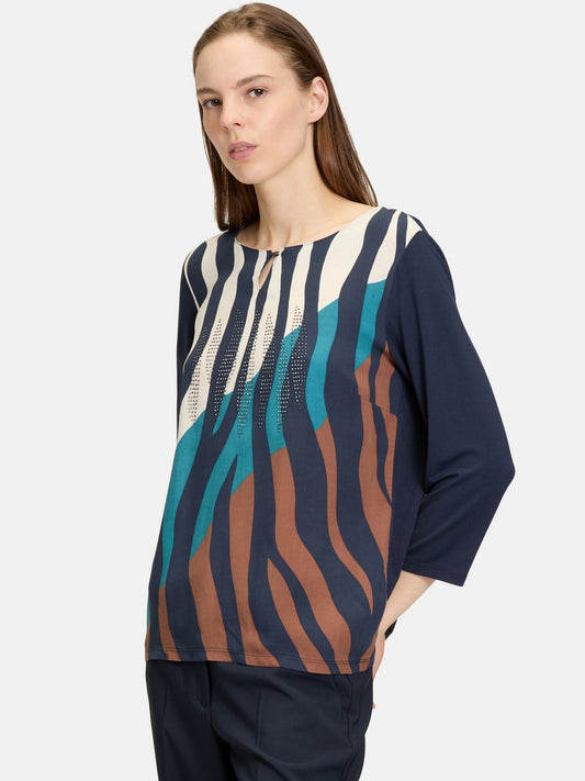 Betty Barclay Blusenshirt Damen Viskose gemustert