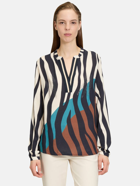 Betty Barclay Longbluse Damen Viskose gemustert