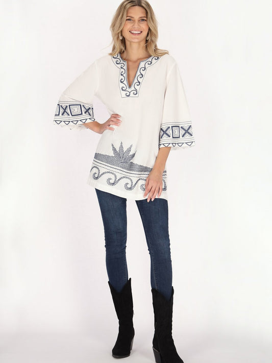 Usha Tunika Damen Baumwolle