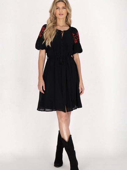 Usha Kleid Damen Baumwolle gemustert