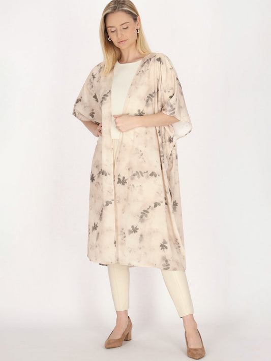Usha Kimono Damen gemustert