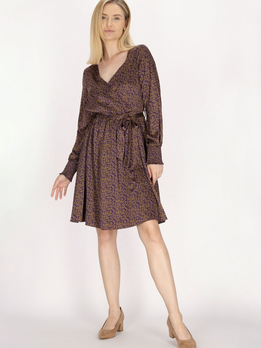 Usha Kleid Damen gemustert