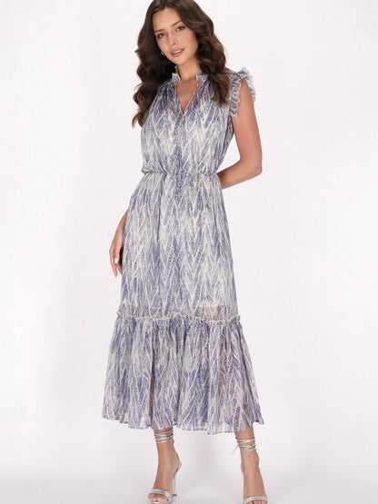 Faina Kleid Damen gemustert