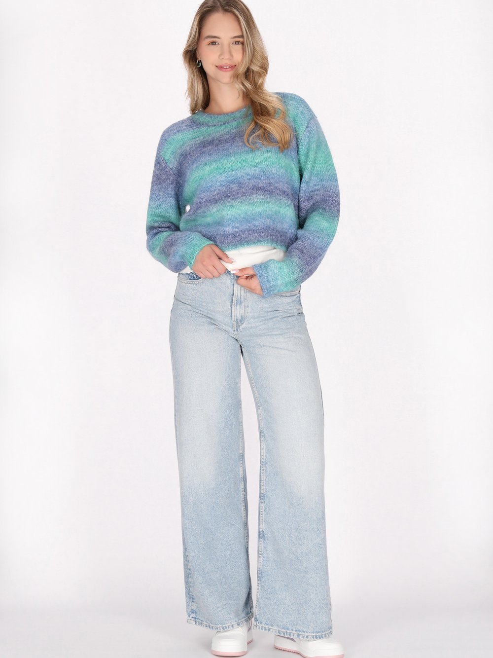 MyMo Pullover Damen Textil