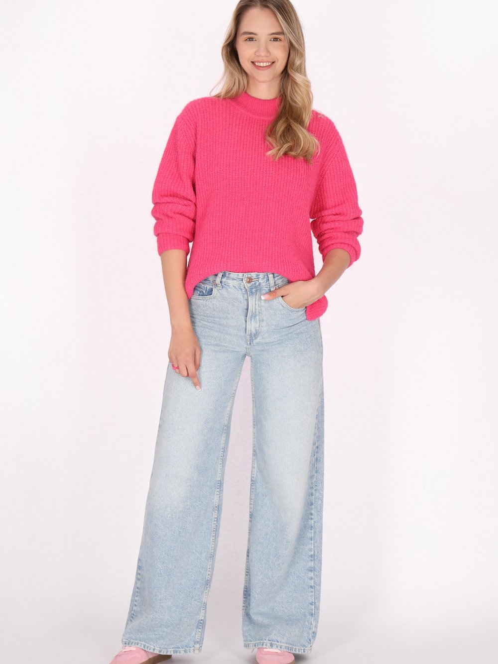 MyMo Pullover Damen Textil