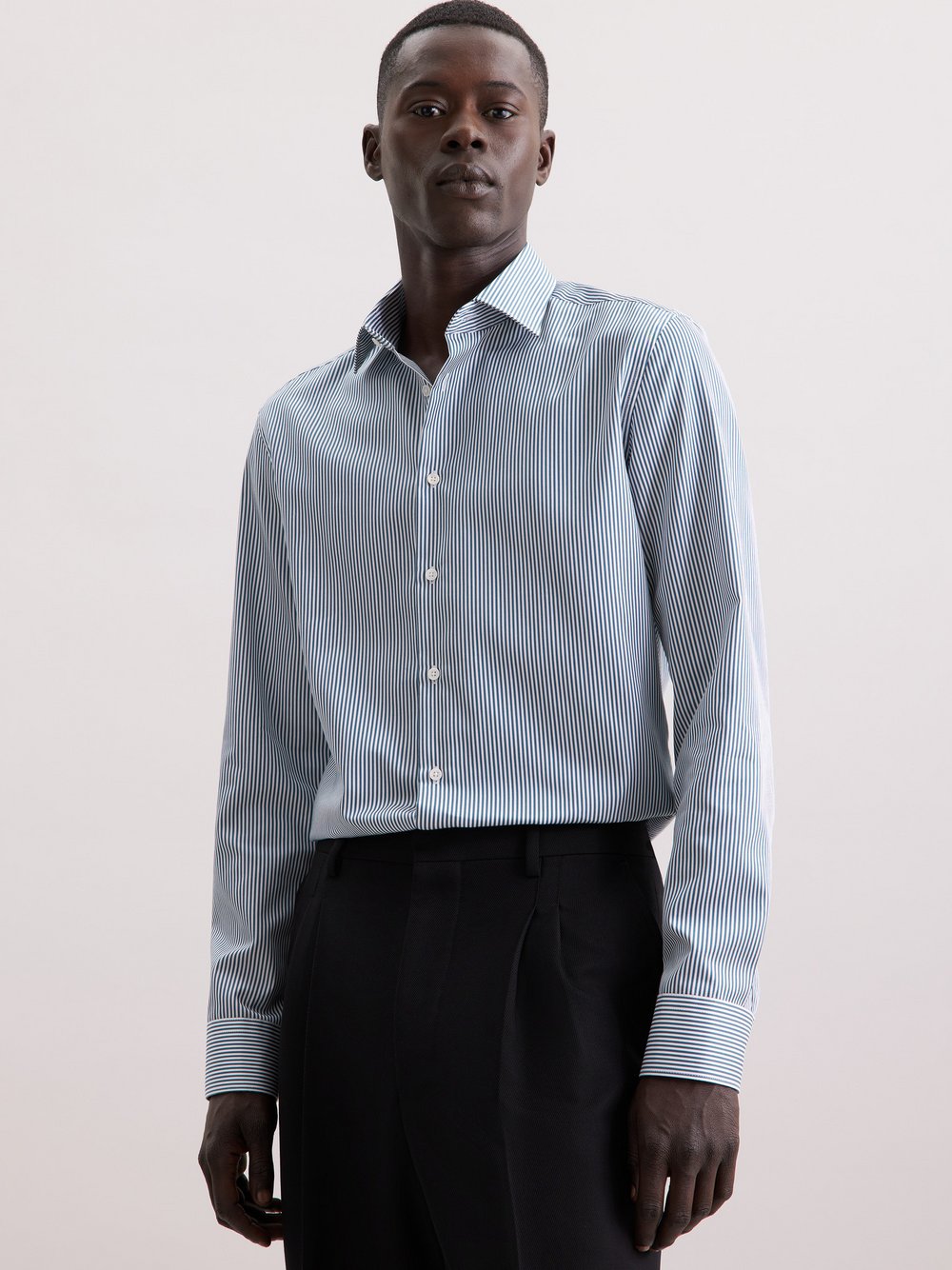 Seidensticker Business Hemd Herren Slim Fit Baumwolle bedruckt