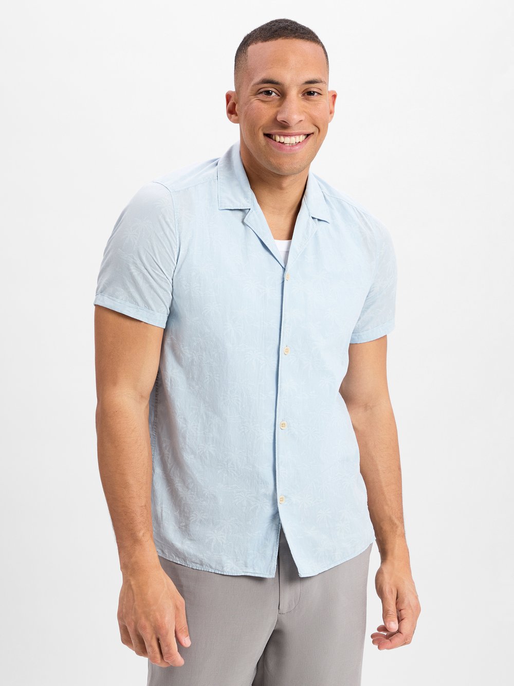 Drykorn Freizeithemd Herren Regular Fit Baumwolle gemustert