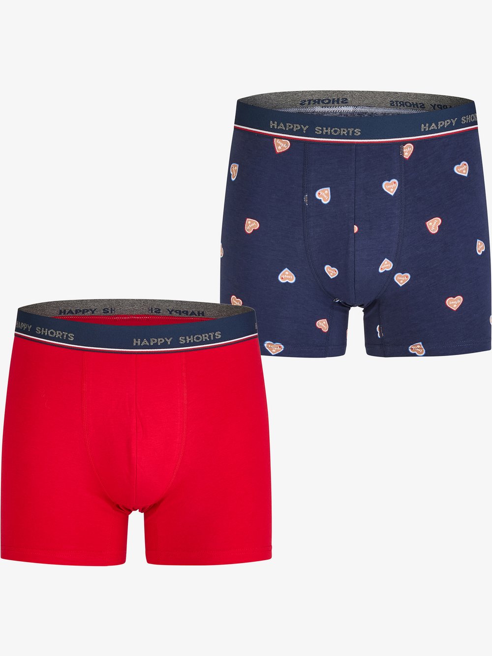 HAPPY SHORTS Retro Pants Herren Jersey bedruckt