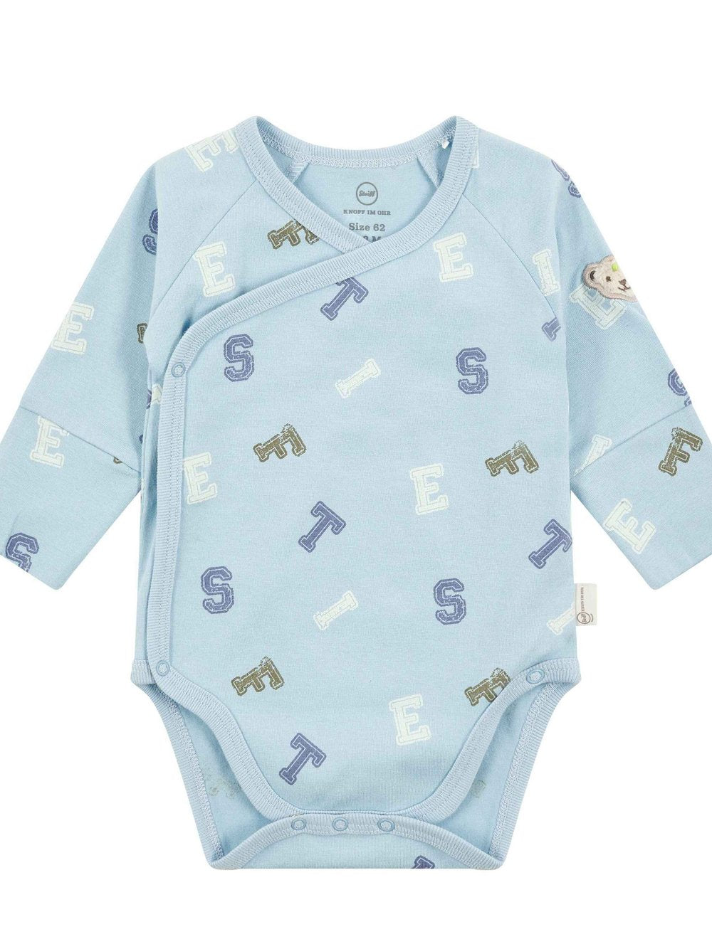 Steiff Wickelbody Jungen Baumwolle bedruckt