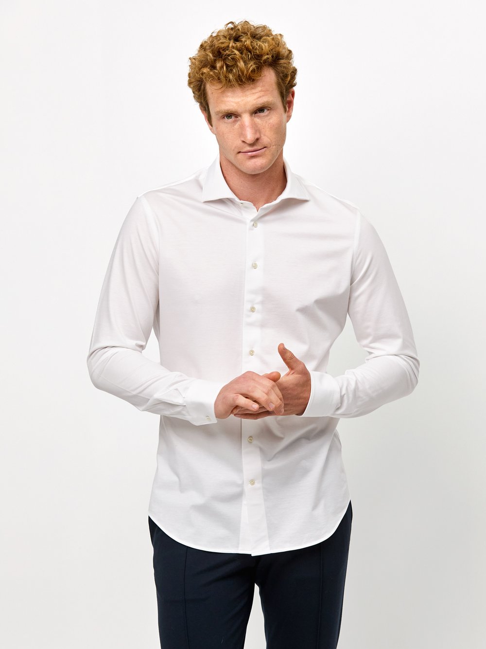 Profuomo Hemd Herren Slim Fit Baumwolle