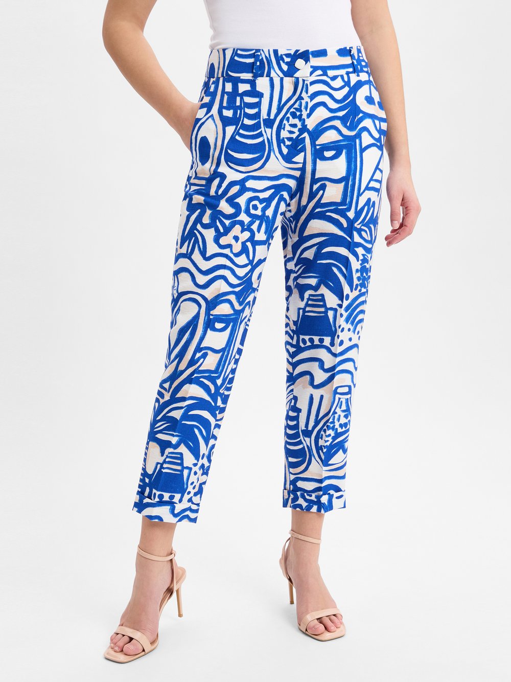 Marc Cain Hose Damen Viskose gemustert