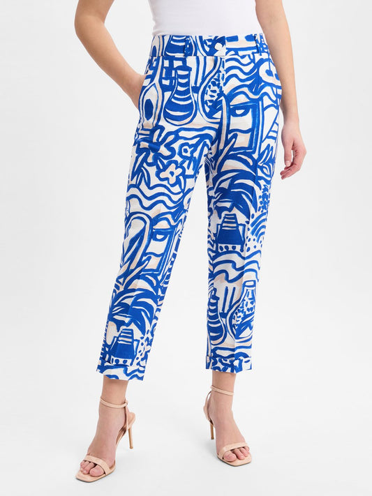 Marc Cain Hose Damen Viskose gemustert