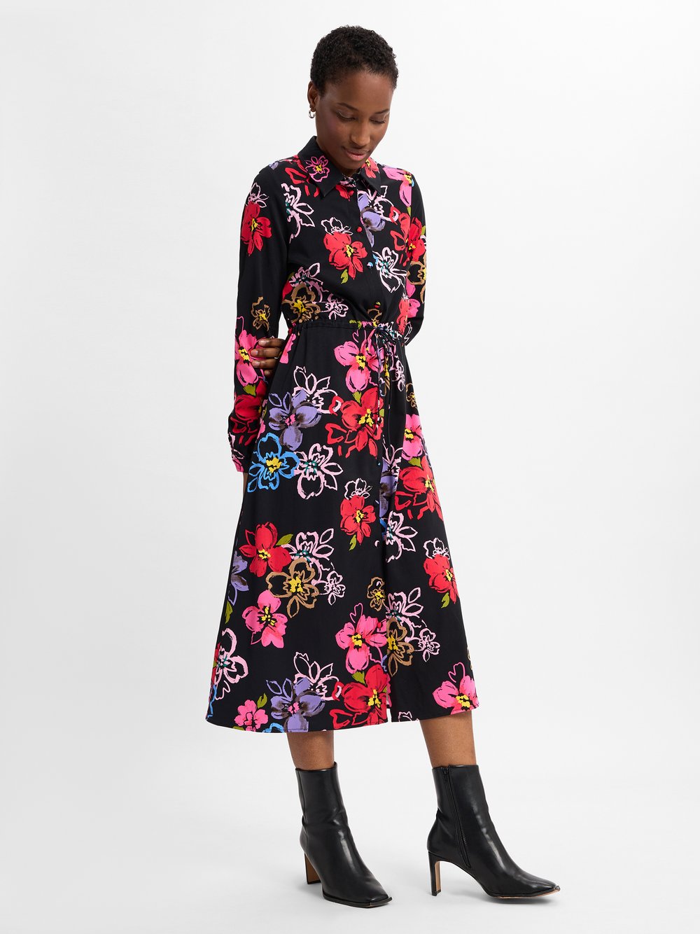 Nümph Kleid Damen gemustert