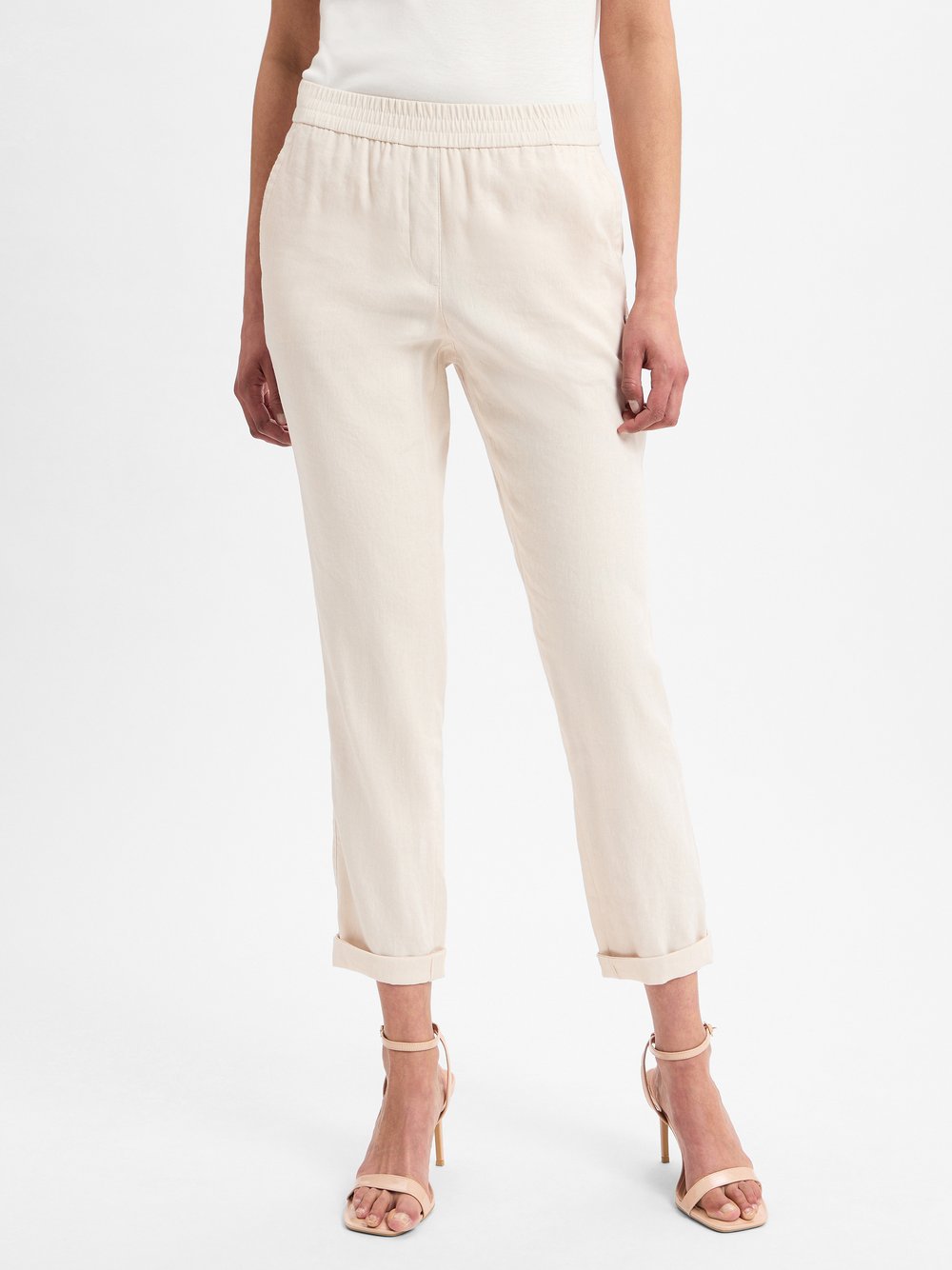 Marc Cain Baukasten-Stoffhose mit Leinenanteil Damen