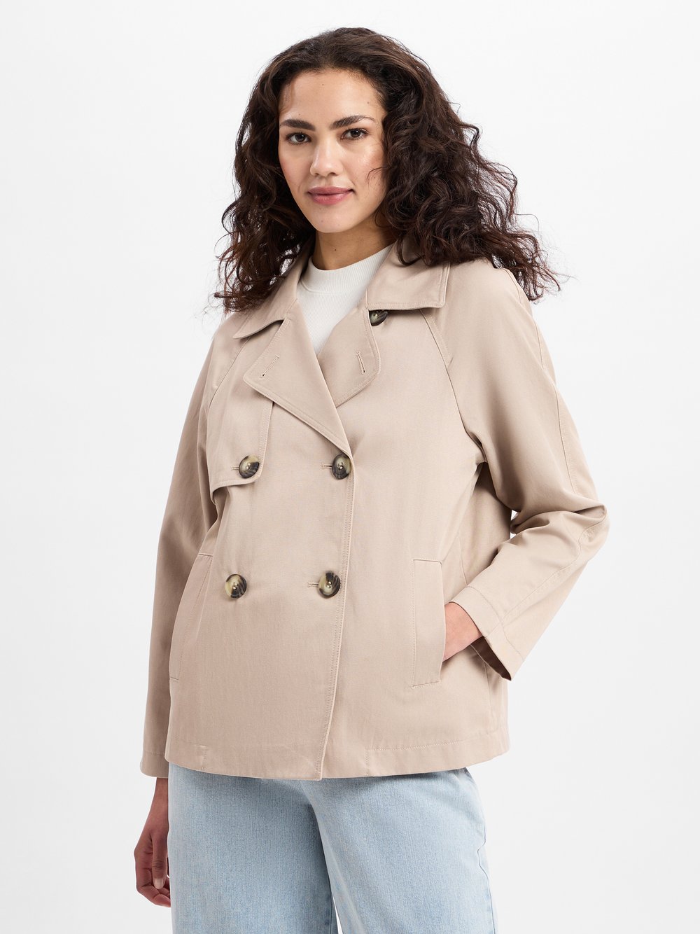 Olsen Übergangsjacke Damen Baumwolle