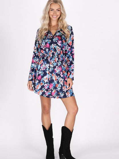 IZIA Kleid Damen gemustert