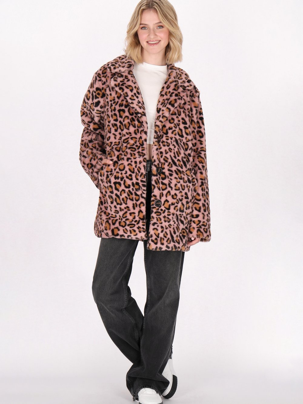 MyMo Mantel Damen gemustert