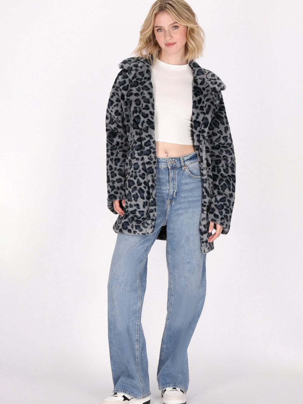 MyMo Mantel Damen gemustert