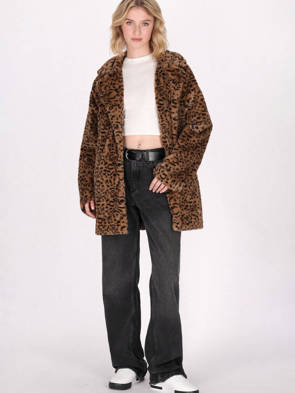 MyMo Mantel Damen gemustert