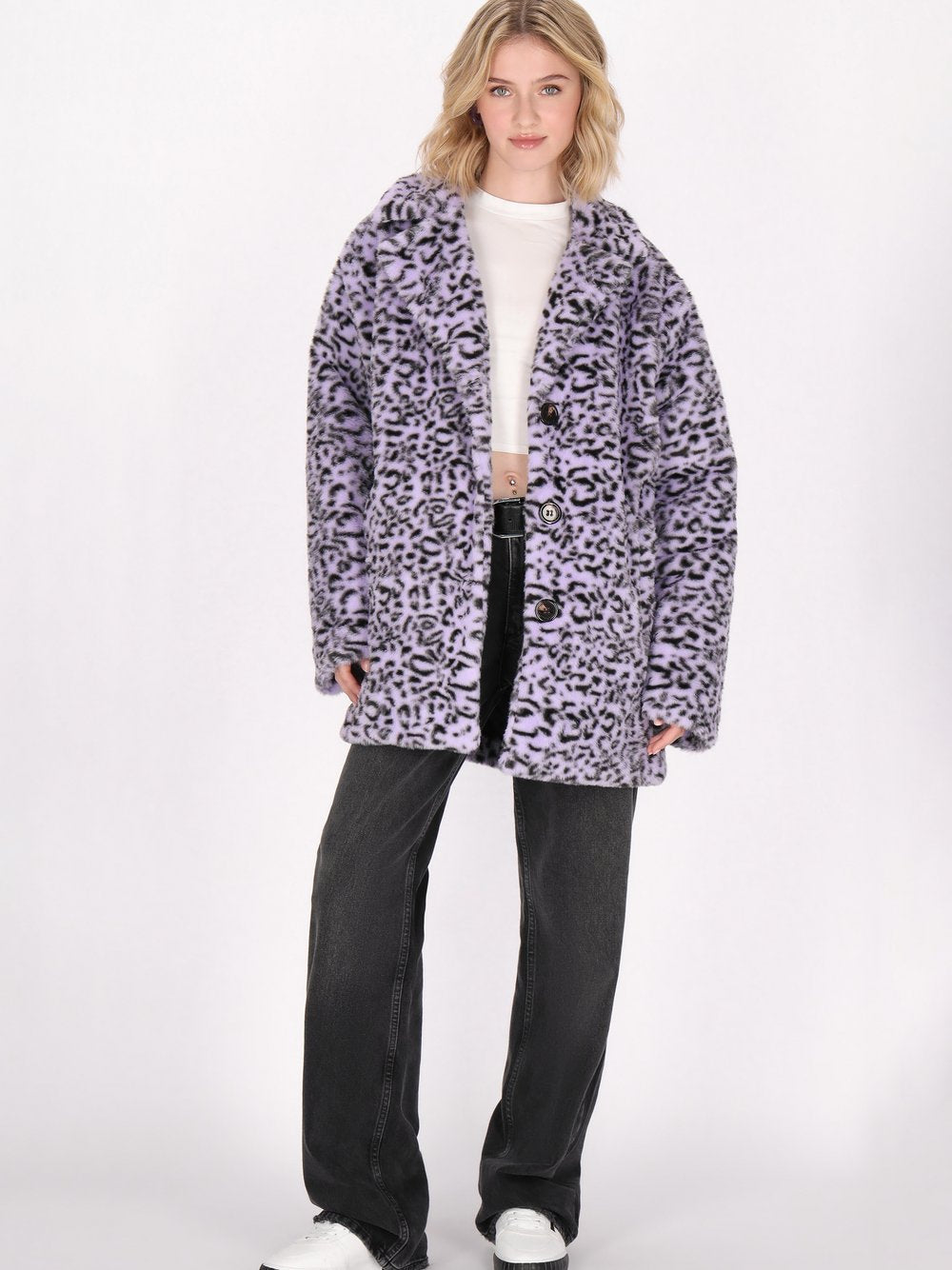 MyMo Mantel Damen gemustert