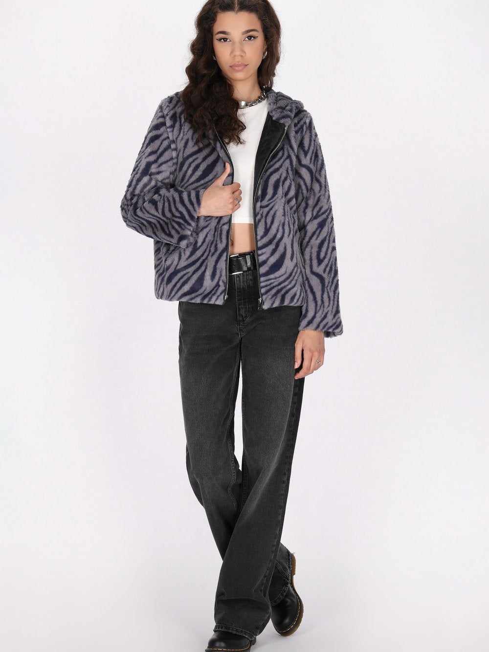 MyMo Jacke Damen gemustert