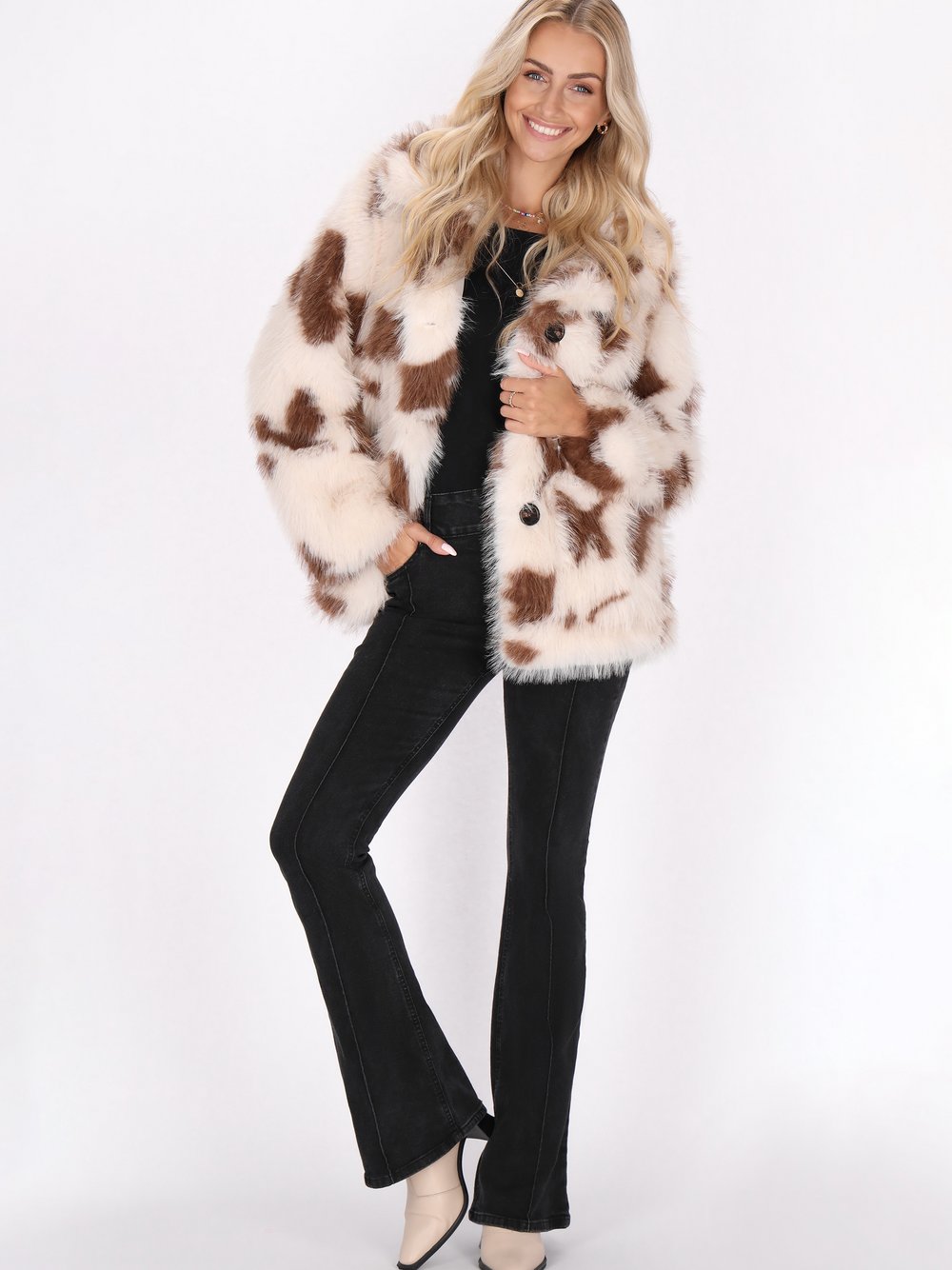 IZIA Jacke Damen gemustert