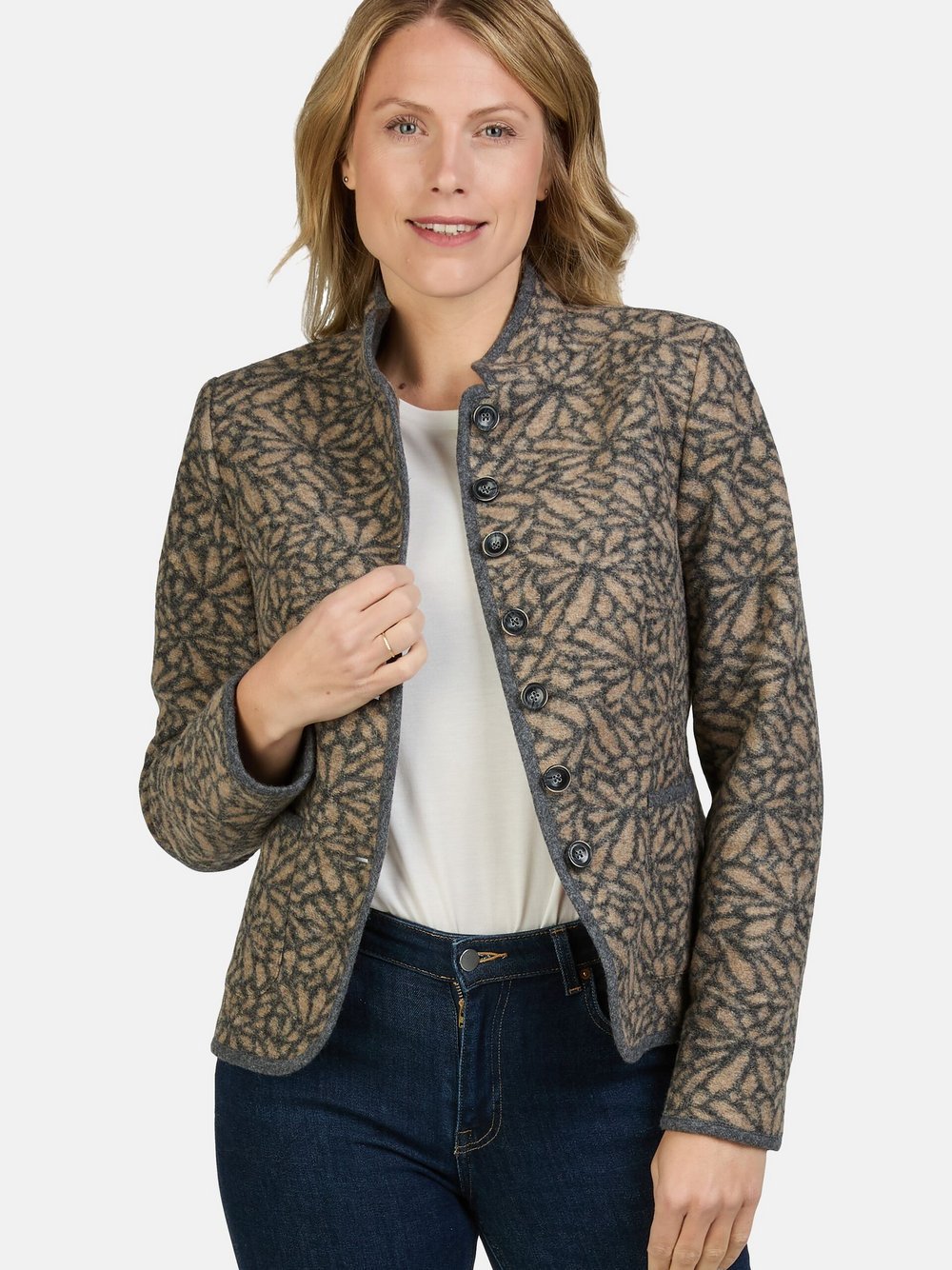 Label Janker Damen Wolle
