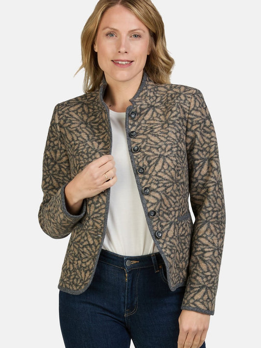 Label Janker Damen Wolle