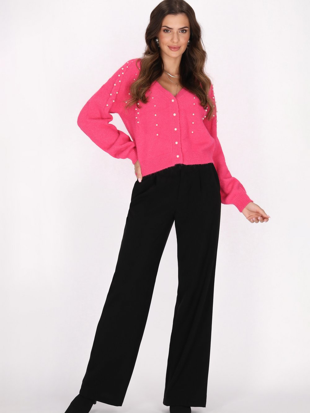 Faina Strickjacke Damen Polyamid
