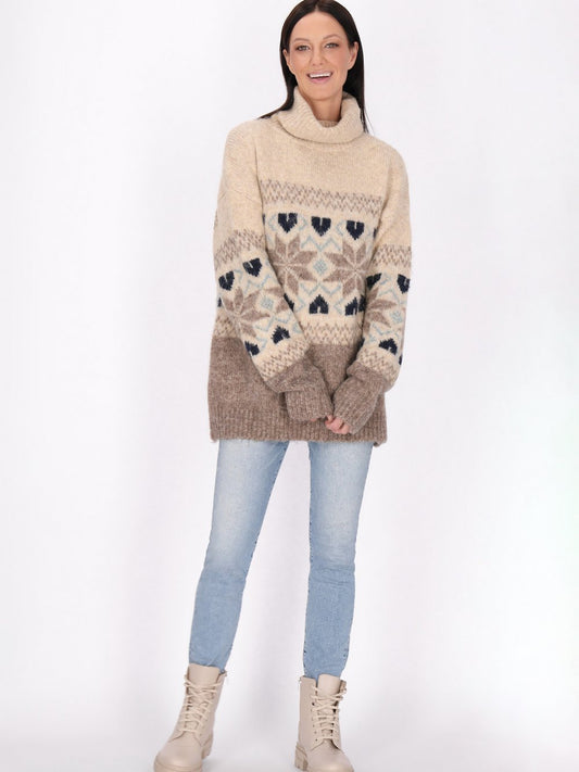 Usha Zur Seite fahren Damen Polyamid gemustert