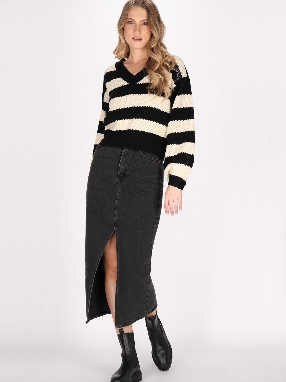 Dreimaster Zur Seite fahren Damen gestreift