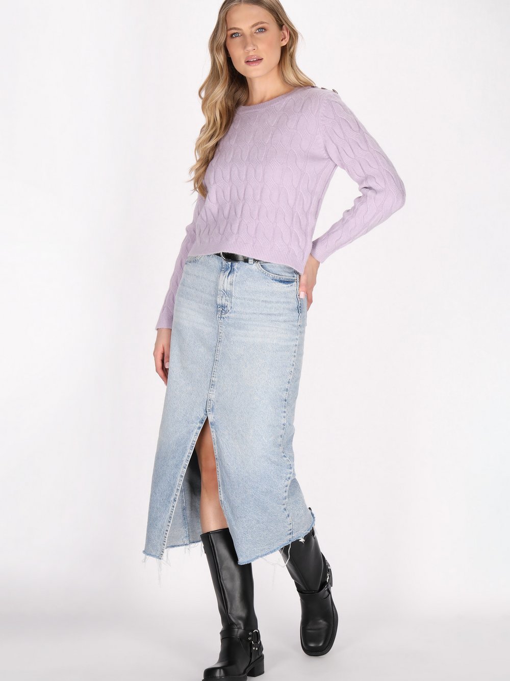 Dreimaster Zur Seite fahren Damen gemustert