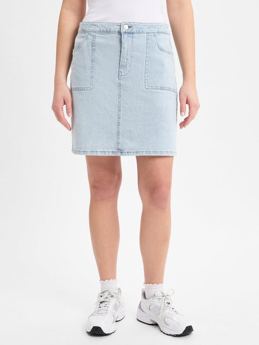 Marie Lund Jeansrock Damen Baumwolle