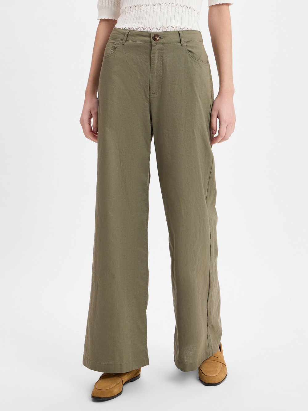 Franco Callegari Hose Damen Leinen