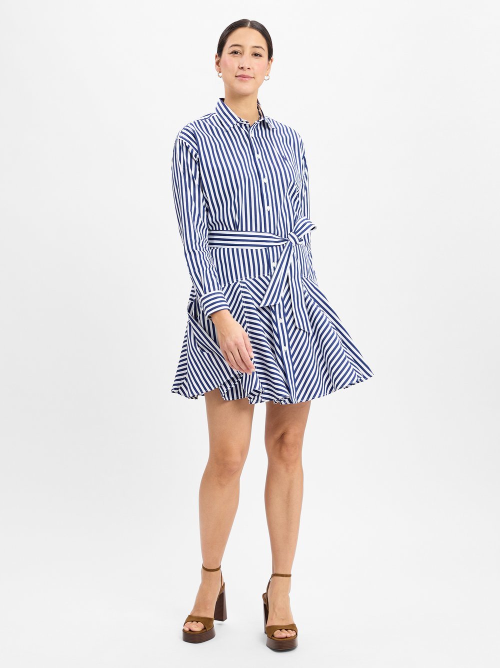 Polo Ralph Lauren Freizeitkleid Damen Baumwolle gestreift