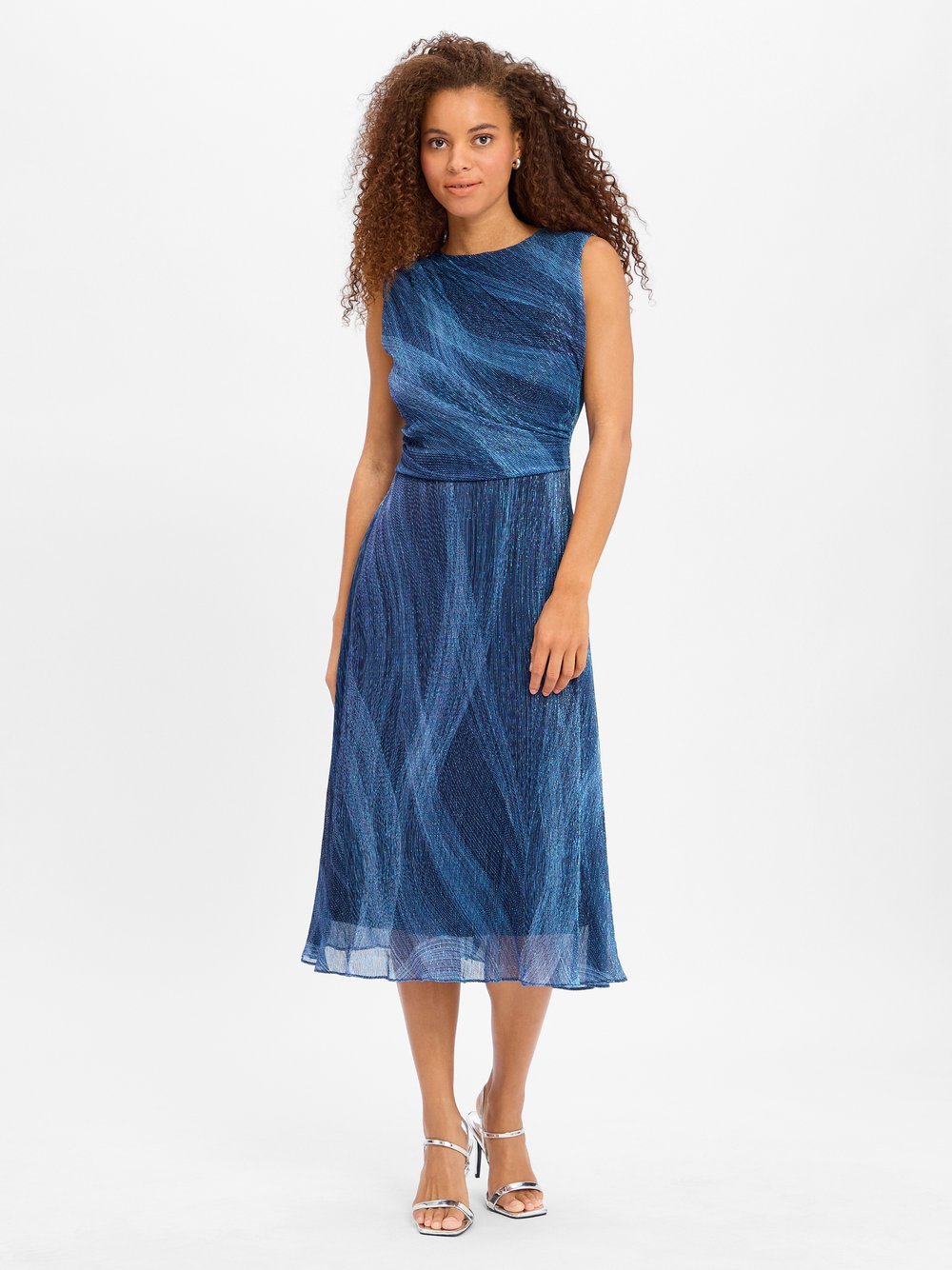 Swing Abendkleid Damen gemustert