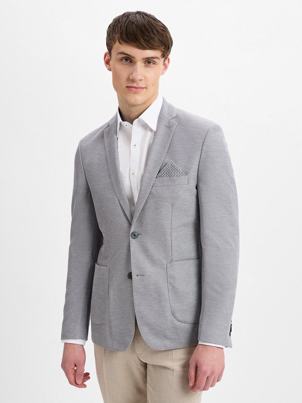 Finshley & Harding Casual Sakko -Maarten Herren Modern Fit meliert